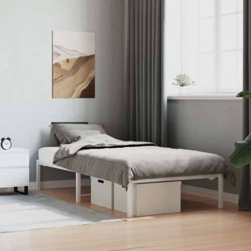 Metalni okvir za krevet bijeli 90 x 190 cm - Bijela 90 x 190 cm Cijena