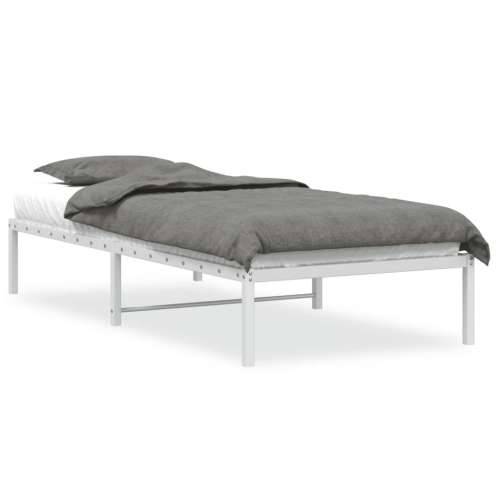 Metalni okvir za krevet bijeli 90 x 190 cm - Bijela 90 x 190 cm Cijena