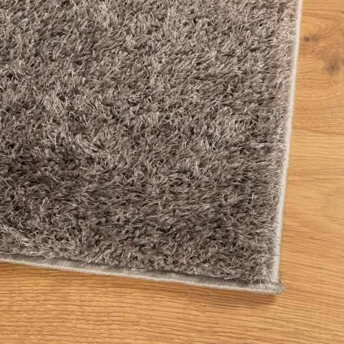 Tepih ISTAN s visokim vlaknima sjajni izgled sivi 160 x 230 cm - Siva 160 x 230 cm Cijena