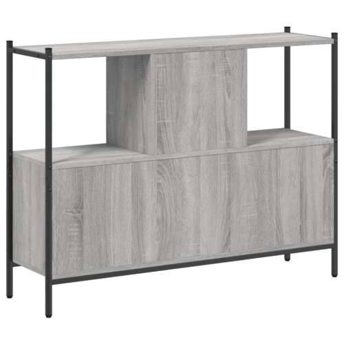 Regal za knjige boja hrasta 102x28x77,5 cm konstruirano drvo - Sivi hrast sonoma 1 Cijena