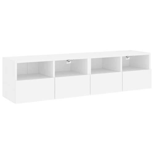 Zidni TV ormarići 2 kom bijeli 60x30x30 cm konstruirano drvo - Bijela 2 60 cm Cijena