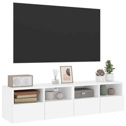 Zidni TV ormarići 2 kom bijeli 60x30x30 cm konstruirano drvo - Bijela 2 60 cm Cijena