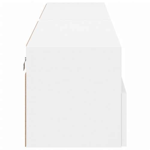 Zidni TV ormarići 2 kom bijeli 80x30x30 cm konstruirano drvo - Bijela 2 80 cm Cijena