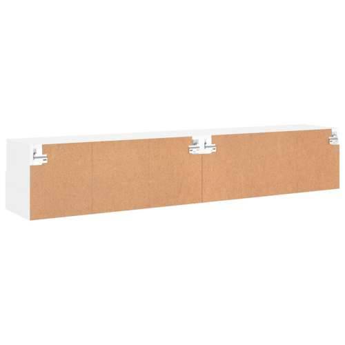Zidni TV ormarići 2 kom bijeli 80x30x30 cm konstruirano drvo - Bijela 2 80 cm Cijena