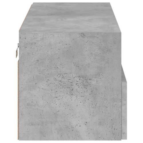 Zidni TV ormarić siva boja betona 80 x 30 x 30 cm drveni - Beton siva 1 80 cm Cijena