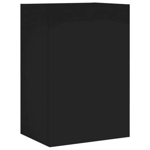 Zidni TV ormarić crni 40,5x30x60 cm od konstruiranog drva - Crna 1 60 cm Cijena