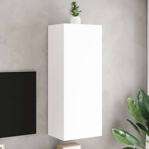 Zidni TV ormarić bijeli 40,5x30x102 cm od konstruiranog drva - Bijela 1 102 cm Cijena