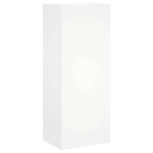 Zidni TV ormarić bijeli 40,5x30x102 cm od konstruiranog drva - Bijela 1 102 cm Cijena