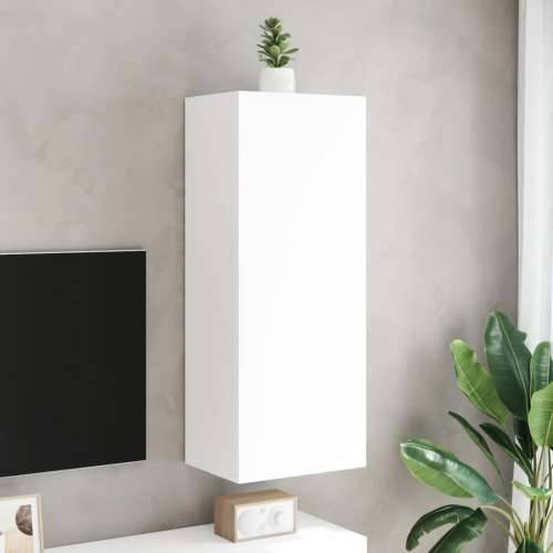 Zidni TV ormarić bijeli 40,5x30x102 cm od konstruiranog drva - Bijela 1 102 cm Cijena