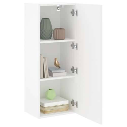 Zidni TV ormarić bijeli 40,5x30x102 cm od konstruiranog drva - Bijela 1 102 cm Cijena