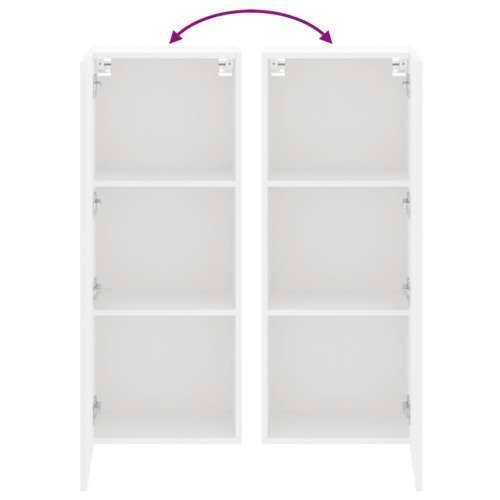 Zidni TV ormarić bijeli 40,5x30x102 cm od konstruiranog drva - Bijela 1 102 cm Cijena