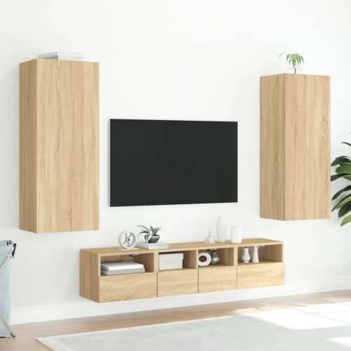 Zidni TV ormarić boja hrasta 40,5x30x102 cm konstruirano drvo - sonoma hrast 1 102 cm Cijena