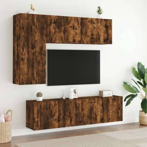 Zidni TV ormarić boja dimljenog hrasta 60x30x41 cm - Dimljeni hrast 1 60 cm Cijena