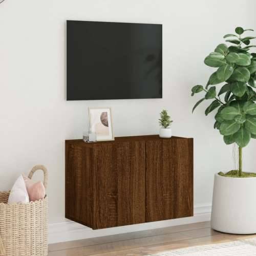 Zidni TV ormarić smeđi boja hrast 60x30x41 cm - Smeđi hrast 1 60 cm Cijena