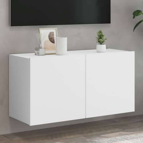 Zidni TV ormarić bijeli 80x30x41 cm - Bijela 1 80 cm Cijena