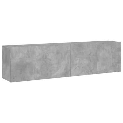 Zidni TV ormarići 2 kom sivi boja betona 80x30x41 cm - Beton siva 2 80 cm Cijena