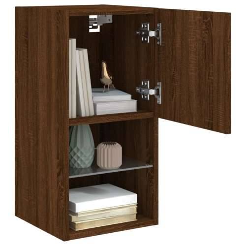 TV ormarić s LED svjetlima smeđi boja hrasta 30,5x30x60 cm - Smeđi hrast 1 60 cm 30.5 cm Cijena