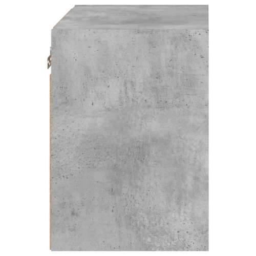 Noćni ormarić s LED svjetlima zidni siva boja betona - Beton siva 1 40 cm Cijena