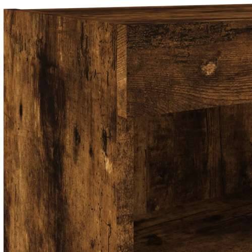 TV ormarić s LED svjetlima boja dimljenog hrasta 80x30x30 cm - Dimljeni hrast 1 80 cm Cijena