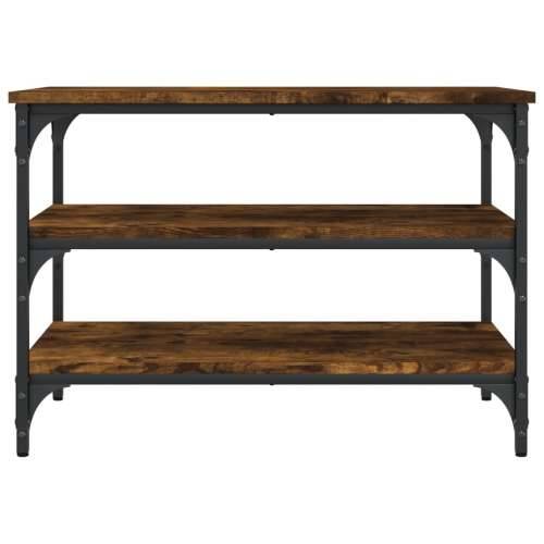 Klupa za cipele boja dimljenog hrasta 70x38,5x49 cm drvena - Dimljeni hrast 70 x 38.5 x 49 cm Cijena