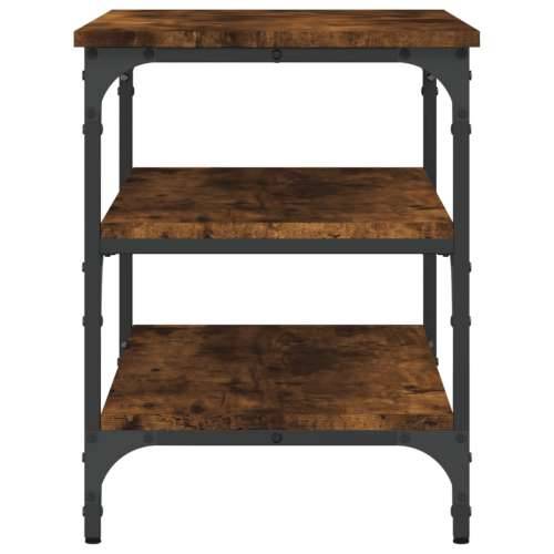 Klupa za cipele boja dimljenog hrasta 70x38,5x49 cm drvena - Dimljeni hrast 70 x 38.5 x 49 cm Cijena