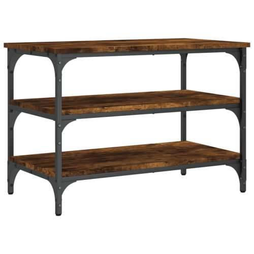Klupa za cipele boja dimljenog hrasta 70x38,5x49 cm drvena - Dimljeni hrast 70 x 38.5 x 49 cm Cijena