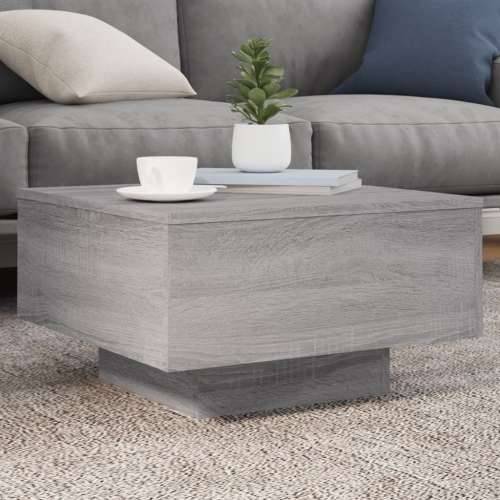 Stolić za kavu siva boja hrasta 55x55x31 cm konstruirano drvo - Sivi hrast sonoma 55 x 55 x 31 cm 1 Cijena