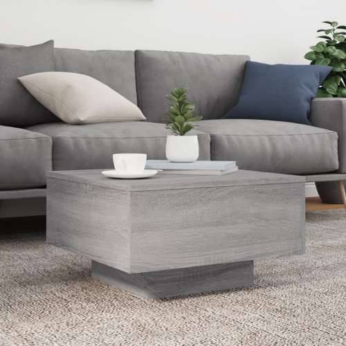Stolić za kavu siva boja hrasta 55x55x31 cm konstruirano drvo - Sivi hrast sonoma 55 x 55 x 31 cm 1 Cijena