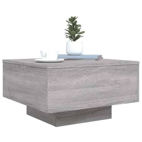 Stolić za kavu siva boja hrasta 55x55x31 cm konstruirano drvo - Sivi hrast sonoma 55 x 55 x 31 cm 1 Cijena
