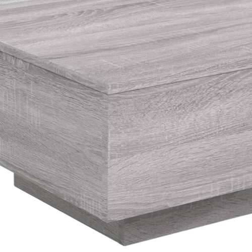 Stolić za kavu siva boja hrasta 55x55x31 cm konstruirano drvo - Sivi hrast sonoma 55 x 55 x 31 cm 1 Cijena