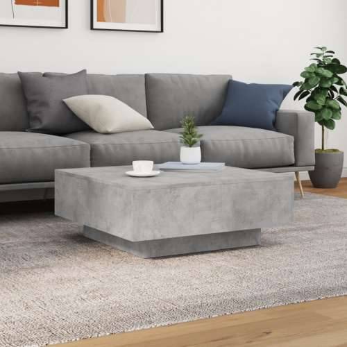 Stolić za kavu s LED svjetlima sivi boja betona 80x80x31 cm - Beton siva 80 x 80 x 31 cm 1 Cijena