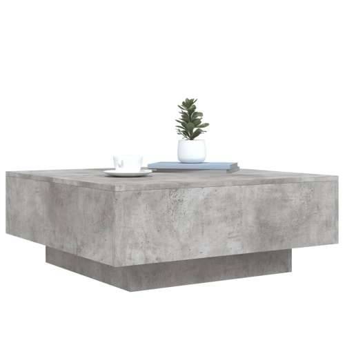 Stolić za kavu s LED svjetlima sivi boja betona 80x80x31 cm - Beton siva 80 x 80 x 31 cm 1 Cijena