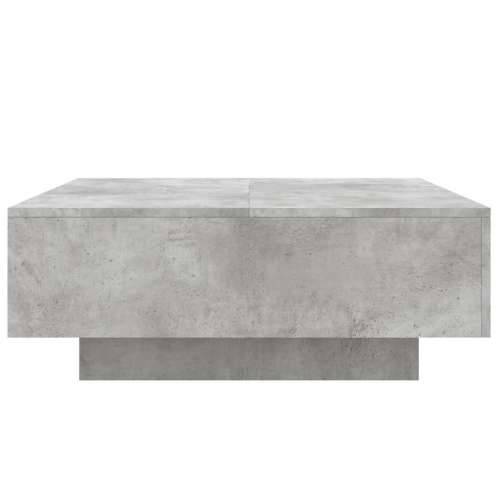 Stolić za kavu s LED svjetlima sivi boja betona 80x80x31 cm - Beton siva 80 x 80 x 31 cm 1 Cijena
