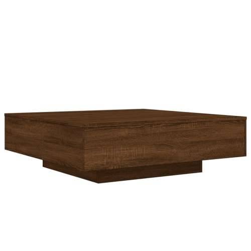 Stolić za kavu s LED svjetlima smeđi hrast 100x100x31 cm - Smeđi hrast 100 x 100 x 31 cm 1 Cijena