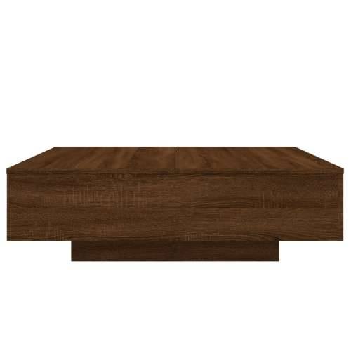 Stolić za kavu s LED svjetlima smeđi hrast 100x100x31 cm - Smeđi hrast 100 x 100 x 31 cm 1 Cijena