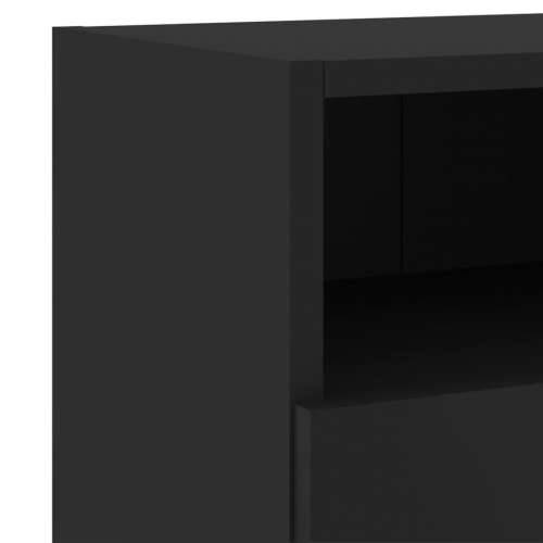 Zidni TV ormarić crni 60 x 30 x 30 cm od konstruiranog drva - Crna 1 60 cm Cijena
