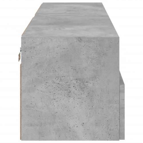 Zidni TV ormarići 2 kom siva boja betona 60x30x30 cm drveni - Beton siva 2 60 cm Cijena
