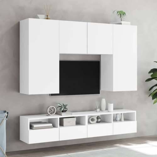 Zidni TV ormarić bijeli 80 x 30 x 30 cm od konstruiranog drva - Bijela 1 80 cm Cijena