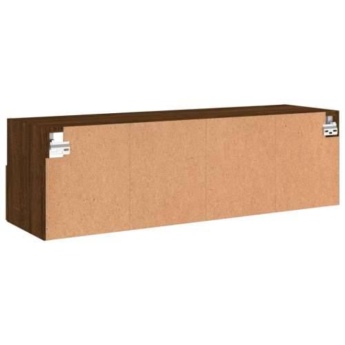 Zidni TV ormarić boja hrasta 100 x 30 x 30 cm konstruirano drvo - Smeđi hrast 1 100 cm Cijena