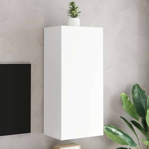 Zidni TV ormarić bijeli 40,5 x 30 x 90 cm od konstruiranog drva - Bijela 1 90 cm Cijena