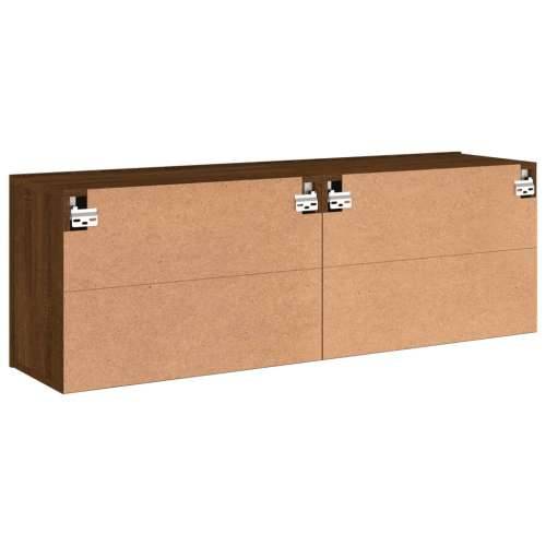 Zidni TV ormarići 2 kom smeđi boja hrasta 60x30x41 cm - Smeđi hrast 2 60 cm Cijena