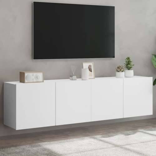 Zidni TV ormarići 2 kom bijeli 80x30x41 cm - Bijela 2 80 cm Cijena