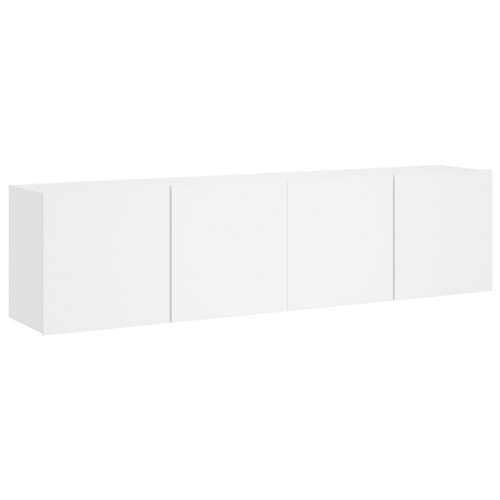 Zidni TV ormarići 2 kom bijeli 80x30x41 cm - Bijela 2 80 cm Cijena