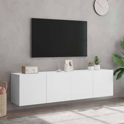 Zidni TV ormarići 2 kom bijeli 80x30x41 cm - Bijela 2 80 cm Cijena