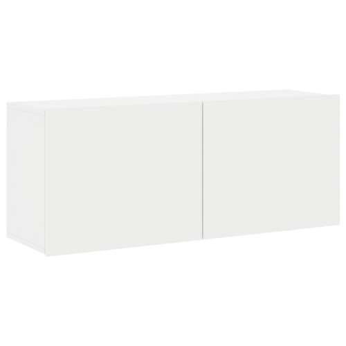 Zidni TV ormarić bijeli 100x30x41 cm - Bijela 1 100 cm Cijena