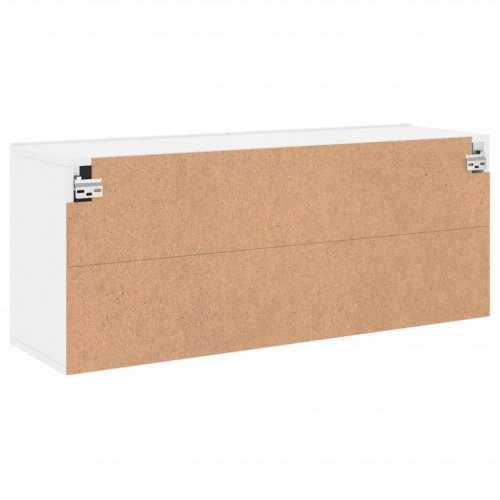 Zidni TV ormarić bijeli 100x30x41 cm - Bijela 1 100 cm Cijena