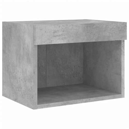 Noćni ormarići s LED svjetlima zidni 2 kom siva boja betona Beton siva 2 40 cm Cijena