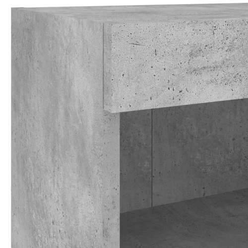 Noćni ormarići s LED svjetlima zidni 2 kom siva boja betona Beton siva 2 40 cm Cijena