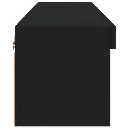 TV ormarići s LED svjetlima 2 kom crni 80x30x30 cm Crna 1 80 cm Cijena