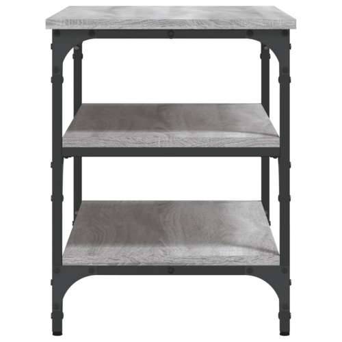 Klupa za cipele siva boja hrasta 70x38,5x49cm konstruirano drvo Sivi hrast sonoma 70 x 38.5 x 49 cm Cijena